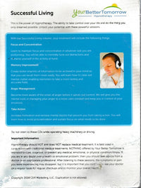 Your Better Tomorrow Hypnotherapy: Successful Living