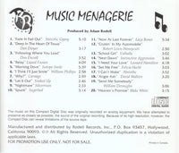 Music Menagerie Volume 2 Promo w/ Artwork