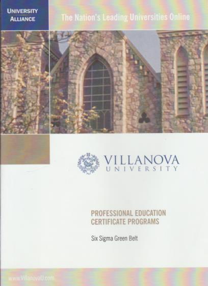 Villanova University: Six Sigma Green Belt