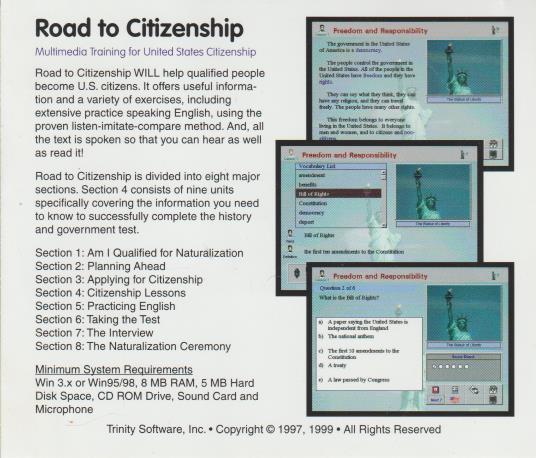 Road To Citizenship: Multimedia Training For United States Citizenship