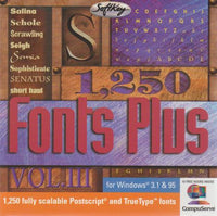 Fonts Plus 1250 Volume 3
