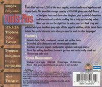 Fonts Plus 1250 Volume 3