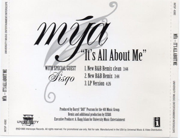 Mya: It's All About Me Promo