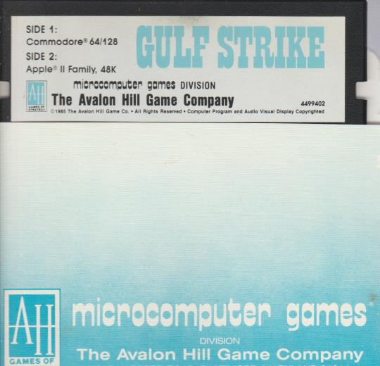 Gulf Strike Commodore 64/128 & Apple II Family, 48K