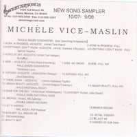 Sweetersongs: New Song Sampler 10/07 - 9/08 Promo w/ Artwork