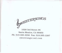 Sweetersongs: New Song Sampler 10/07 - 9/08 Promo w/ Artwork