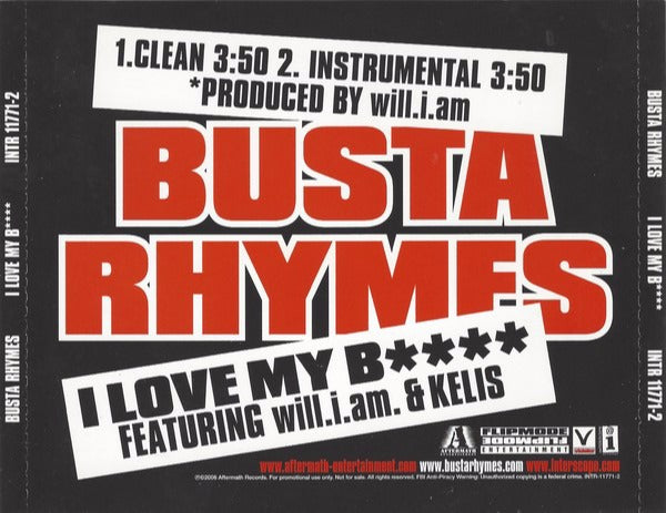 Busta Rhymes: I Love My B**** INTR 11771 Promo