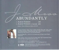 J Moss: Abundantly Promo w/ Artwork