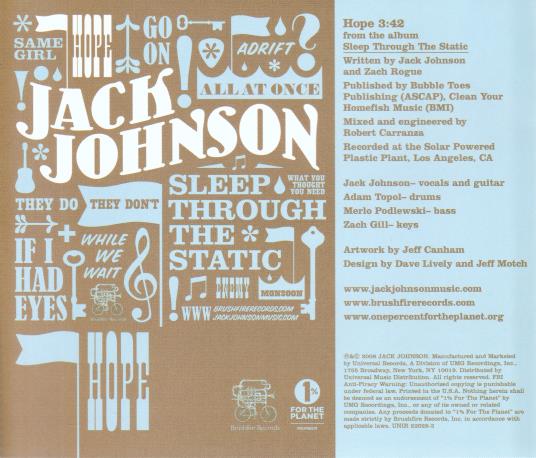 Jack Johnson: Hope Promo