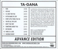 Ta-Gana: Ta-Gana Advance Promo w/ Back Artwork