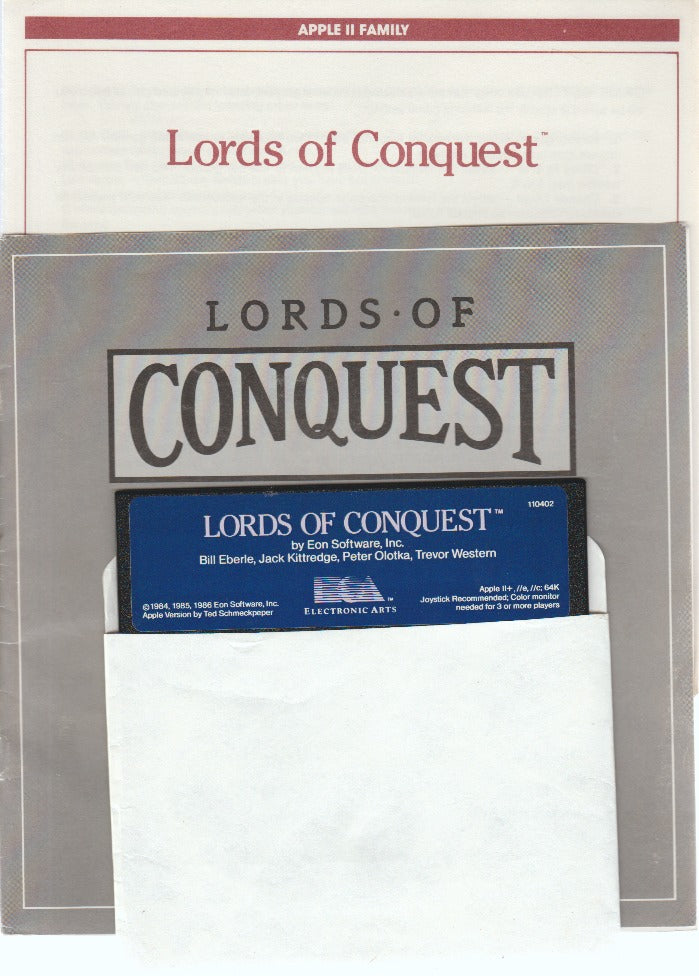 Lords Of Conquest w/ Manuals
