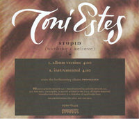 Toni Estes: Stupid (Nothing I Believe) Promo w/ Artwork