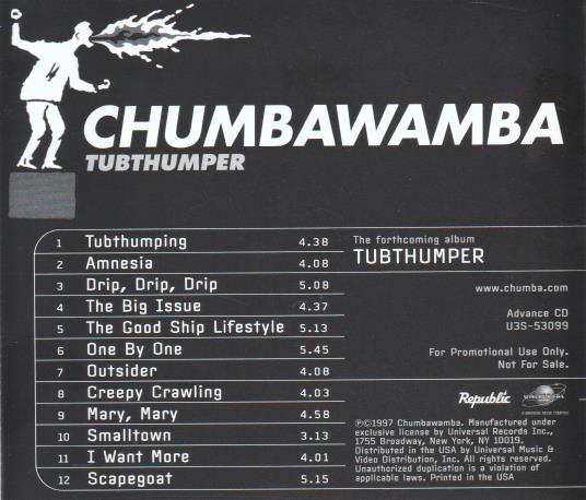Chumbawamba: Tubthumper Advance Promo