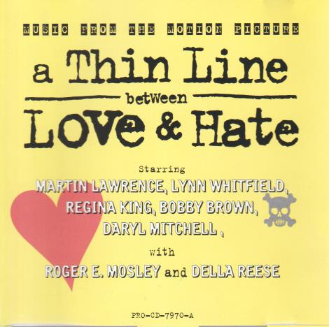 A Thin Line Between Love & Hate: Music From The Motion Picture Promo w/ Artwork