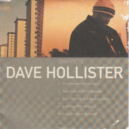 Dave Hollister: Snippets Promo w/ Artwork