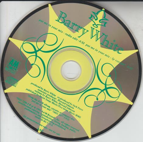 Barry White: Put Me In Your Mix Promo
