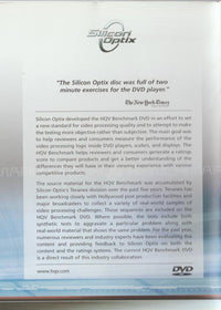HQV Technology: Benchmark: Picture Quality Evaluation Tool For Displays, DVD Players + w/ Booklet