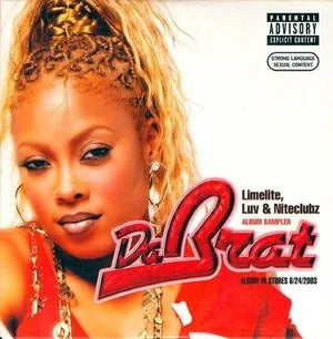 Da Brat: Limelite, Luv & Niteclubz Album Sampler Promo w/ Artwork
