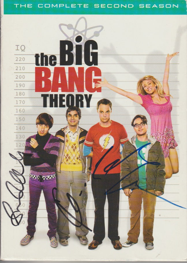 The Big Bang Theory: The Complete Second Season Autographed 4-Disc Set