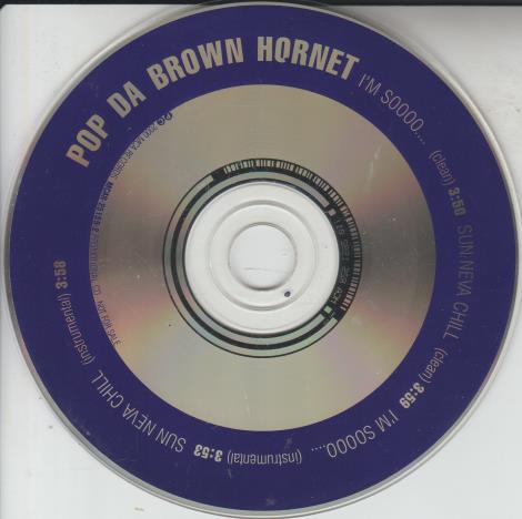 Pop Da Brown Hornet: I'm Sooo... / Sun Neva Chill Promo