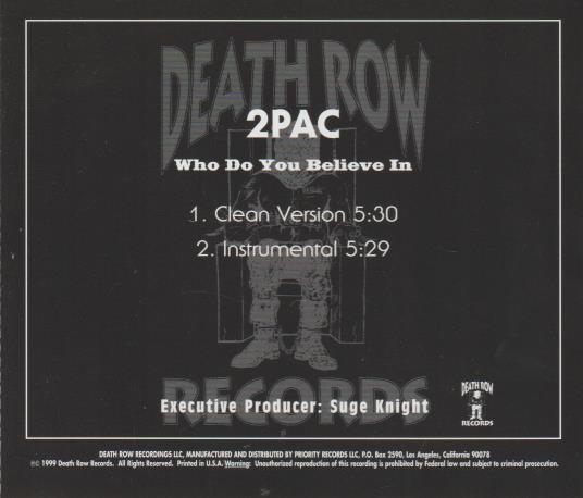 2Pac: Who Do You Believe In Promo