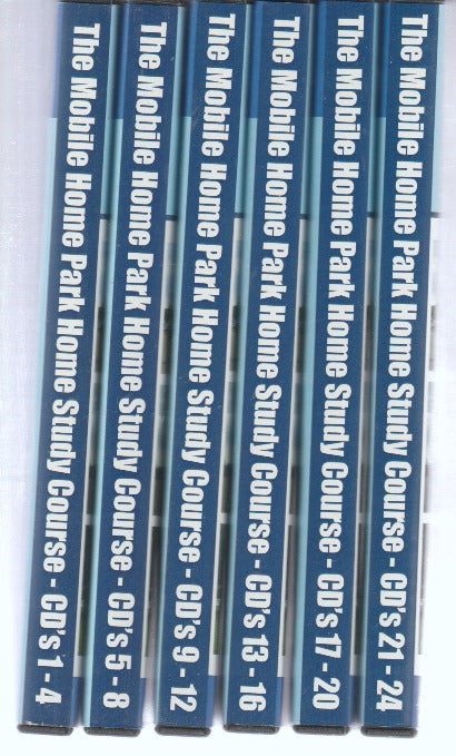 The Mobile Home Park Home Study Course 24-Disc Set