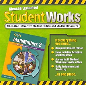 Glencoe MathMatters: StudentWorks 2 - NeverDieMedia