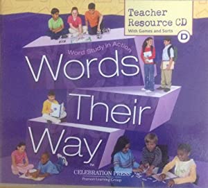 Words Their Way Teacher Resource CD Level D