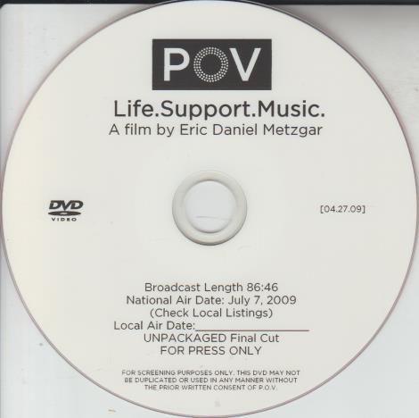 Life.Support.Music: A Film By Eric Daniel Metzgar w/ No Artwork