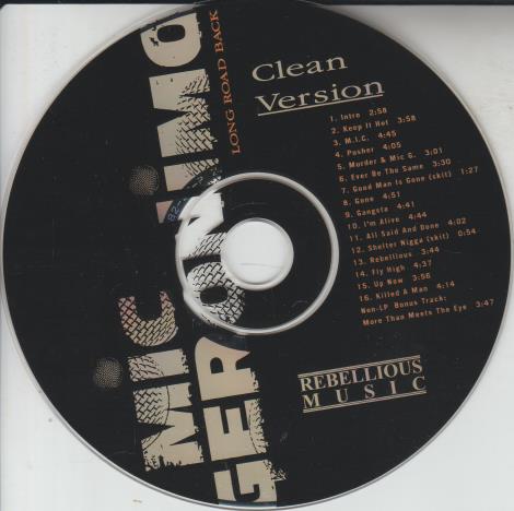 Mic Geronimo: Long Road Back: Clean Version - NeverDieMedia