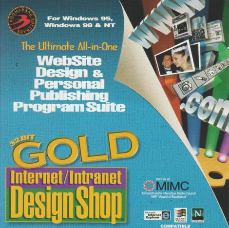 32 Bit Gold Internet/Intranet DesignShop