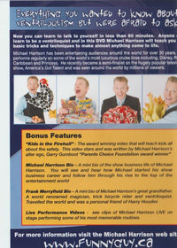 Talking To Myself: Ventriloquism With Michael Harrison Autographed