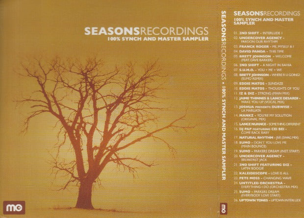 Seasons Recordings: 100% Synch & Master Sampler Promo w/ Artwork