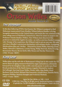 Orson Welles: Double Feature #1: The Stranger / King Lear