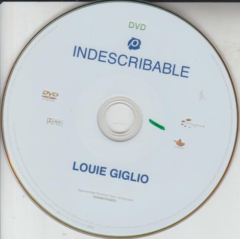 Indescribable: Louie Giglio: Passion Talk Series w/ No Artwork