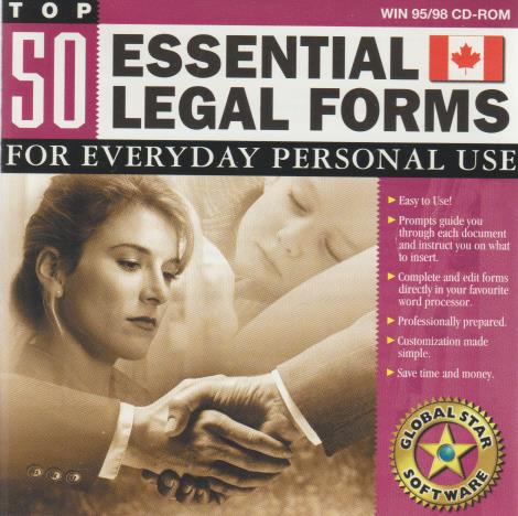 Top 50 Essential Legal Forms For Everyday Personal Use Canada