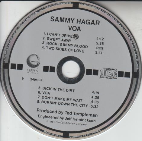 Sammy Hagar: VOA West Germany