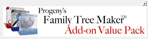 Progeny's Family Tree Maker Add-On Value Pack