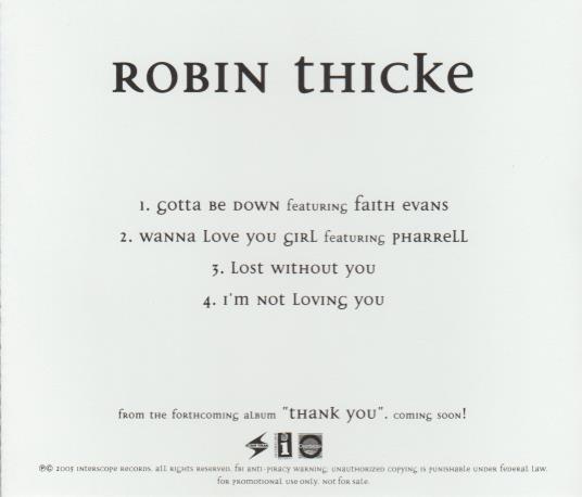 Robin Thicke: From The Forthcoming Album Thank You Promo