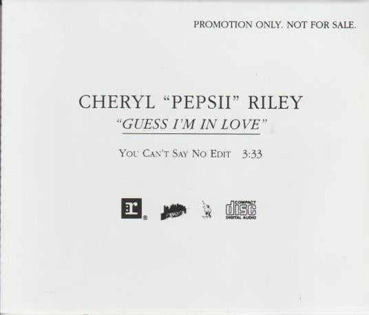 Cheryl "Pepsii" Riley: Guess I'm In Love PRO-CD-6570-R Promo