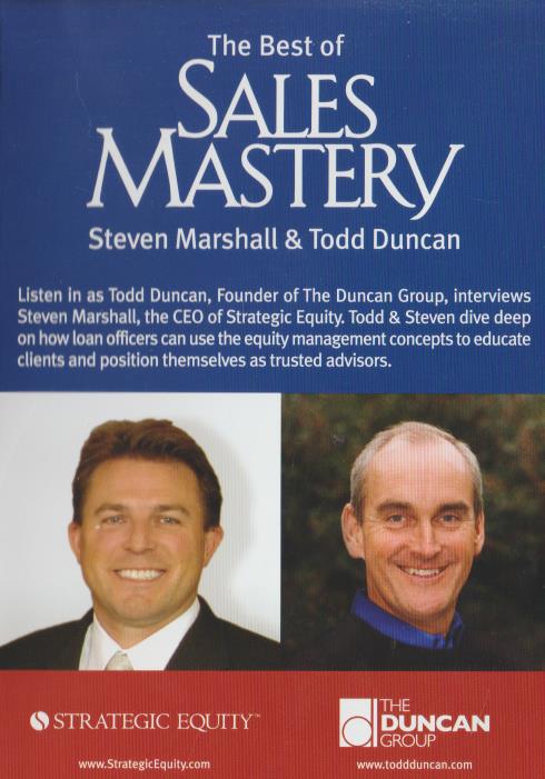 The Best Of Sales Mastery By Steven Marshall & Todd Duncan