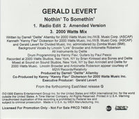 Gerald Levert: Nothin' To Somethin' Promo
