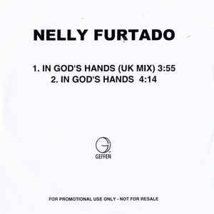 Nelly Furtado: In God's Hands CDr Promo w/ Artwork