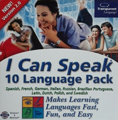 I Can Speak: 10 Language Pack 2