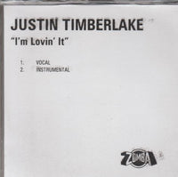 Justin Timberlake: I'm Lovin' It Promo w/ Artwork