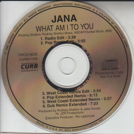 Jana: What Am I To You Promo