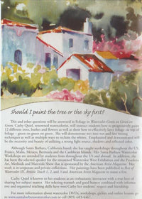 Cathy Quiel: Foliage In Watercolor: Green On Green On Green
