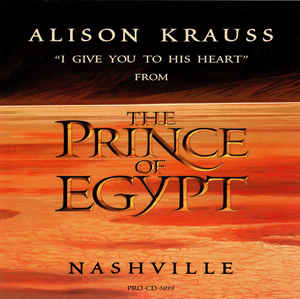 Alison Krauss: I Give To You His Heart Promo w/ Artwork