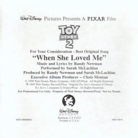 For Your Consideration: Toy Story 2: Best Original Song: When She Loved Me Promo w/ Artwork