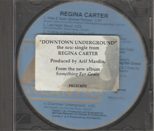 Regina Carter: Something For Grace Sampler Promo w/ Artwork